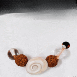 Rudraksha, Clear Quartz & Gomati Chakra