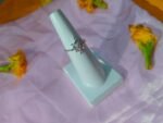 Auspicious Tortoise / Kachua Feng Shui Ring with Clear Micro-Crystals - Image 2