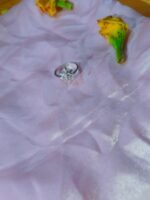 Auspicious Tortoise / Kachua Feng Shui Ring with Clear Micro-Crystals - Image 3