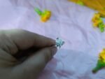 Auspicious Tortoise / Kachua Feng Shui Ring with Clear Micro-Crystals - Image 5