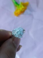 Stunning Starburst Cluster Baguette Diamond Ring with Baguette Crystals - Image 3