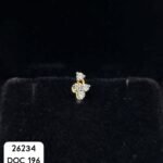18KT Gold Diamond Ring – DOC 196 | Elegant 4 Diamond Ring | Minimalist Everyday Luxury