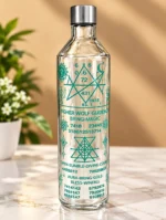 Premium Crystal Glass Water Bottle – 750 ML | Elegant Crystal Design